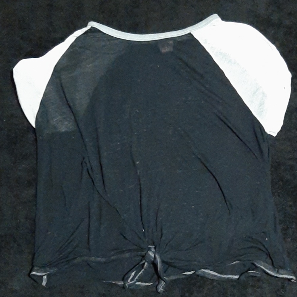 Black crop top